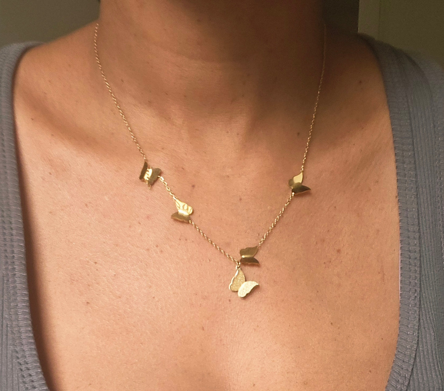 Butterfly Necklace | 18K Gold Plated Stainless Steel