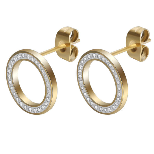 Gold Stud Earrings