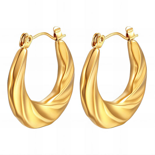 Asymmetry Hoop Earrings