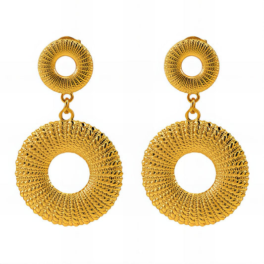 Double Circle Earrings